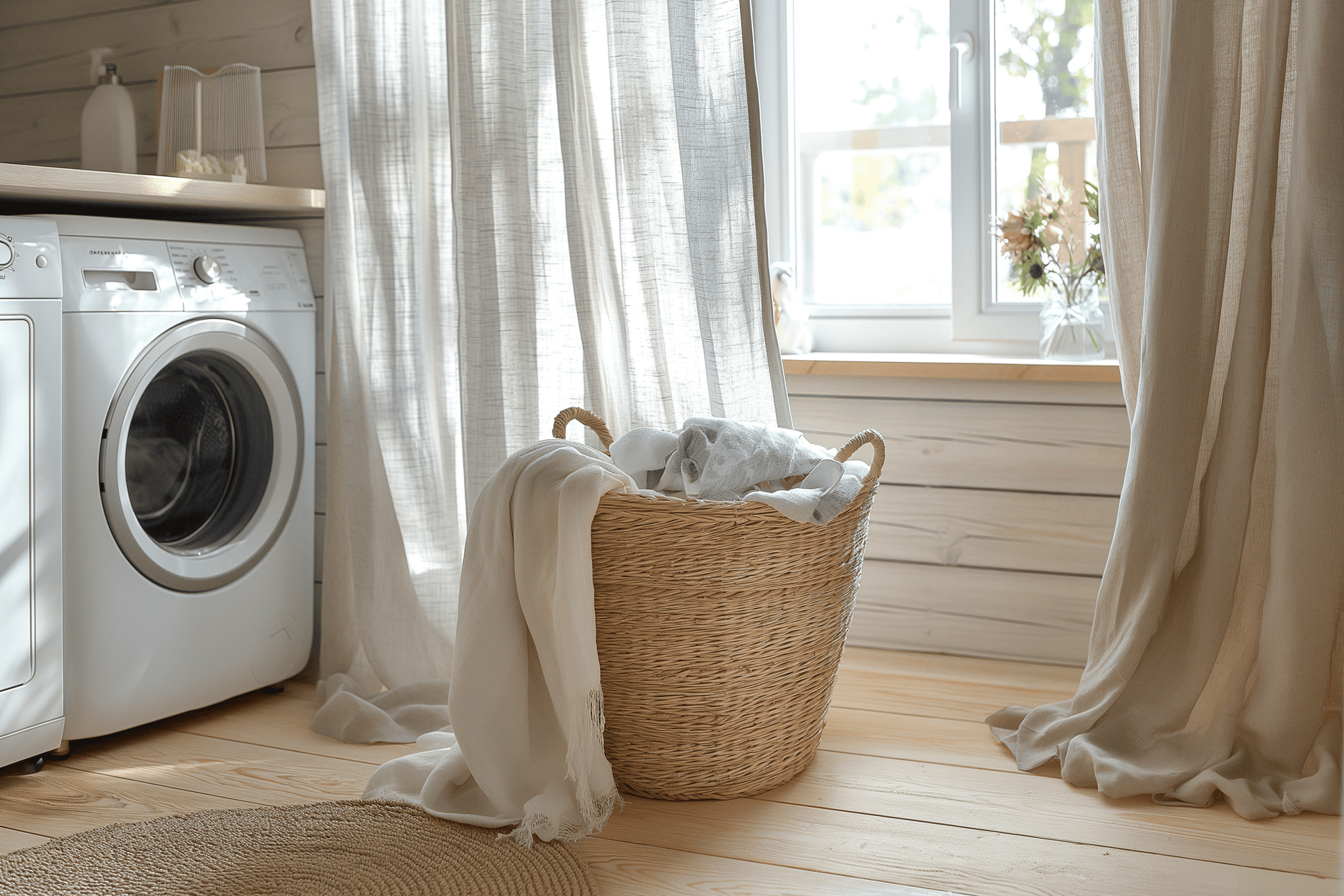 The Ultimate Guide to Washing Linen Curtains - TheHues