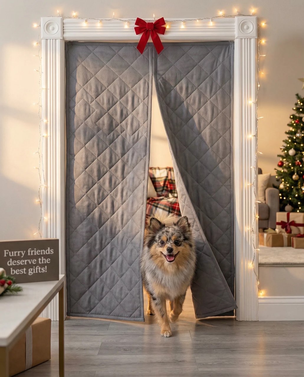 Oxford Thermal Insulated & Soundproof Custom Magnetic Door Curtain