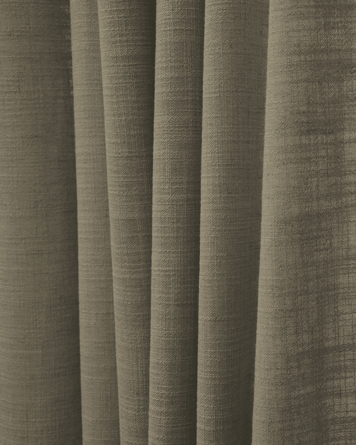 Detailed Cassie Linen Blend fabric swatch, showcasing its natural woven texture and elegant drape for premium made-to-measure window treatments.
