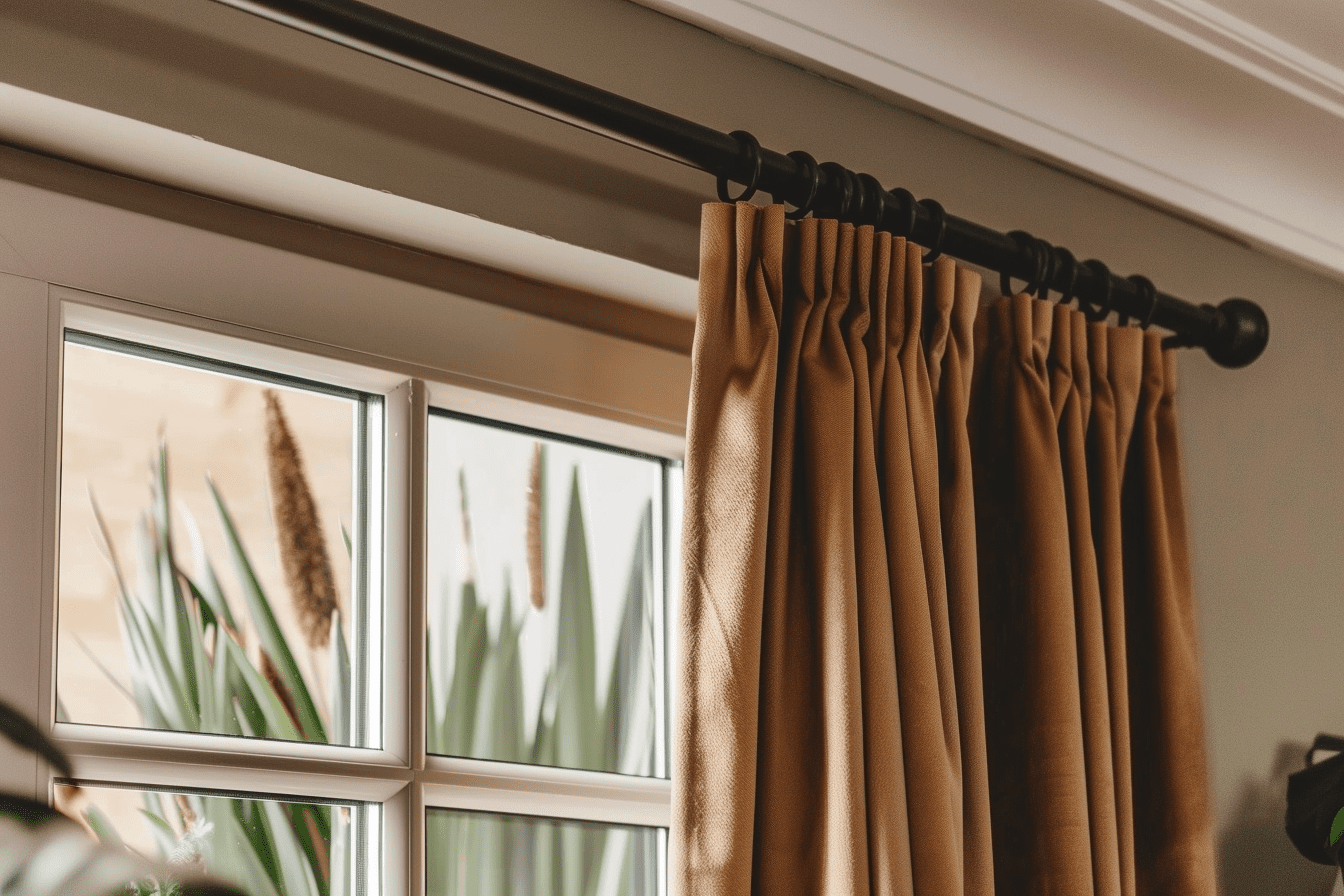 Beginner's Guide to How to Hang Curtains Without Drilling - TheHues