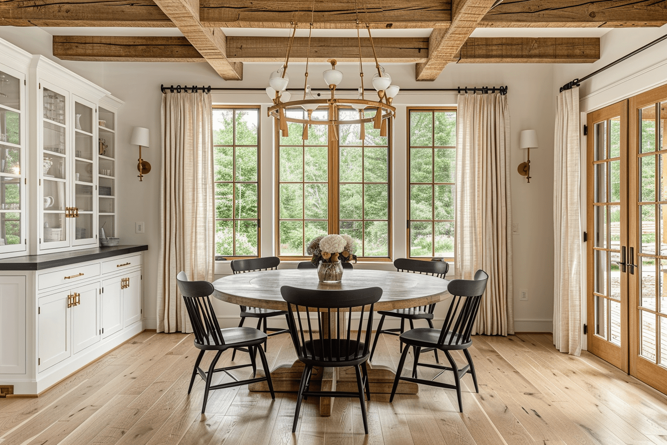 Best Dining Room Window Treatments Ideas - TheHues