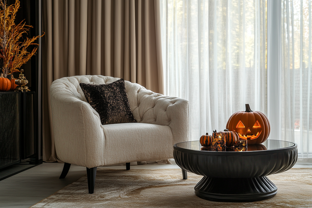Curtains Halloween Decoration Ideas
