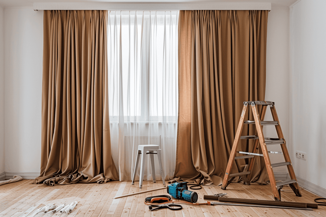 How to Hang Curtains the Correct Way: the Do's and Don'ts - TheHues