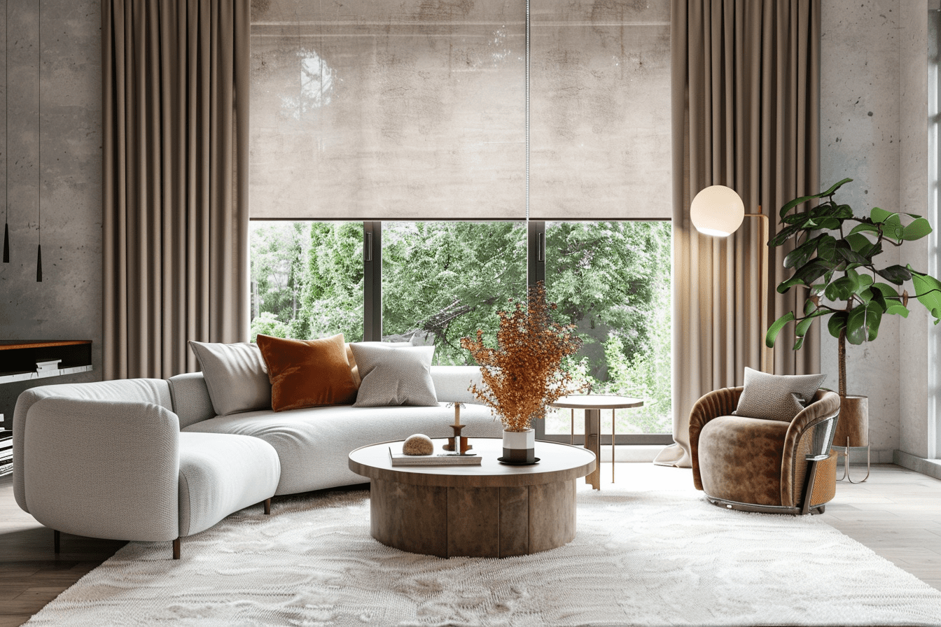 How to Put Curtains Over Blinds - TheHues