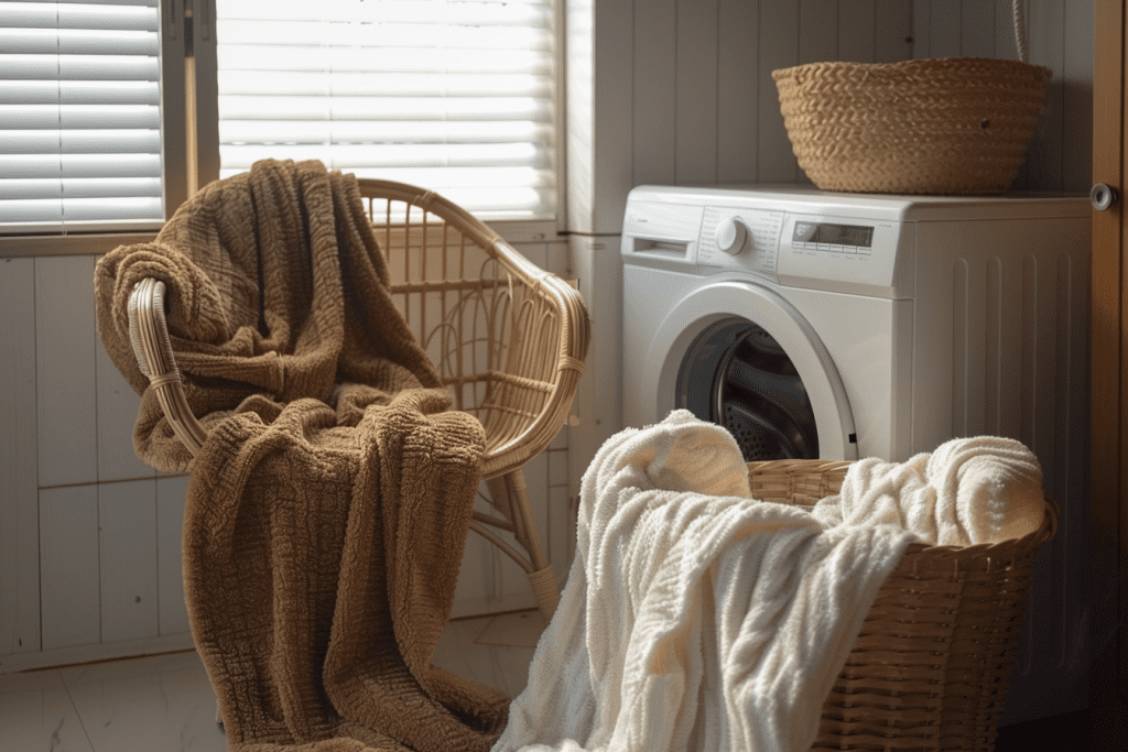 How to wash a fleece blanket and keep it soft? - TheHues