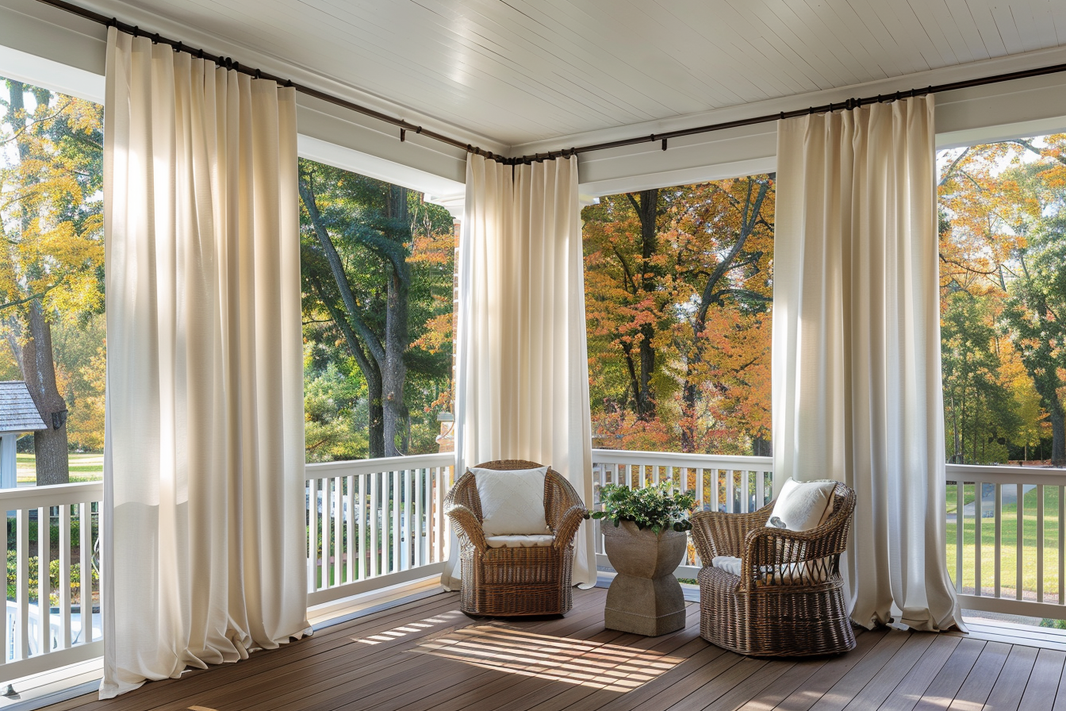How to Make a Screened Porch Look Nice - TheHues