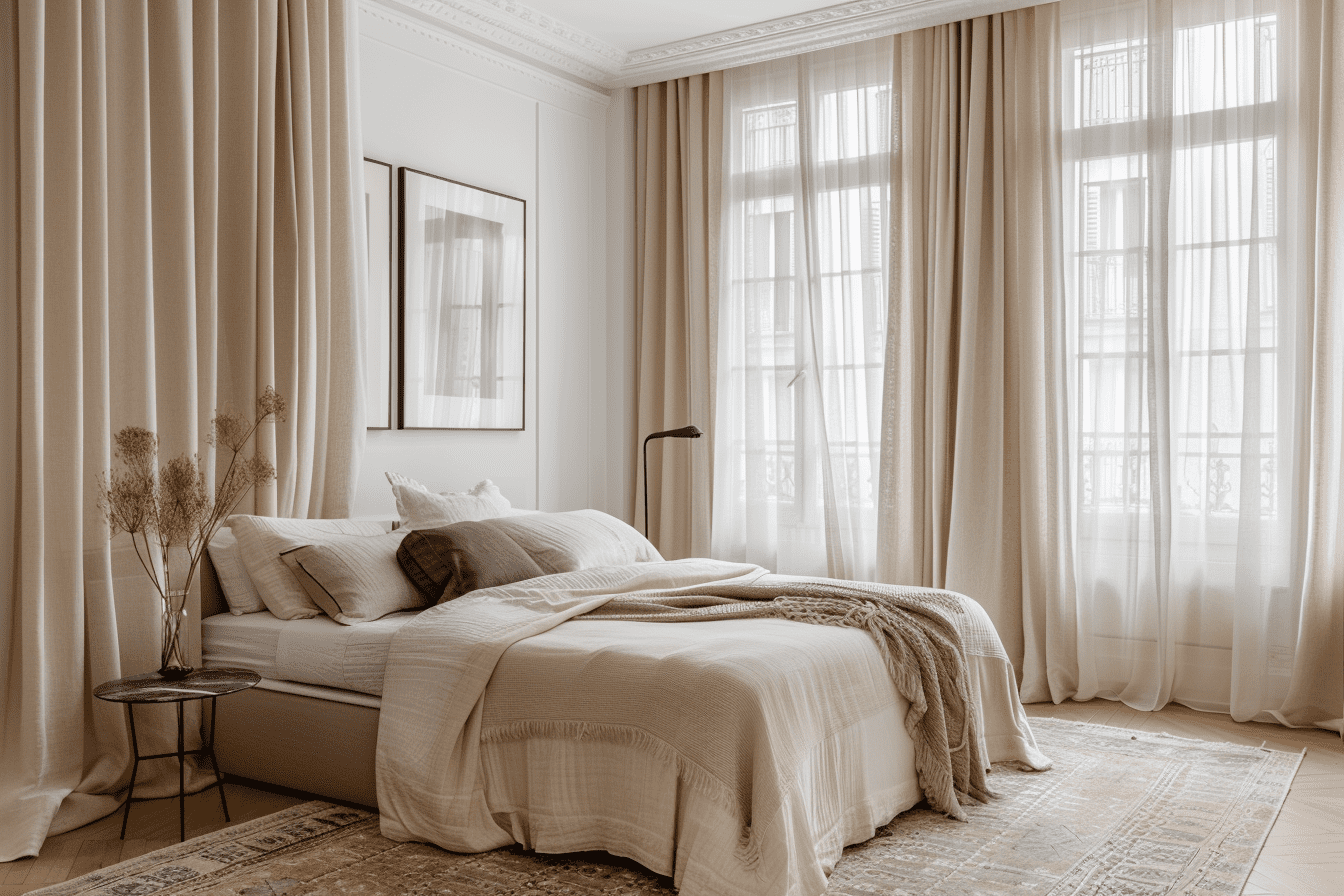 Innovative and Different Ways of Hanging Sheer Curtains - TheHues