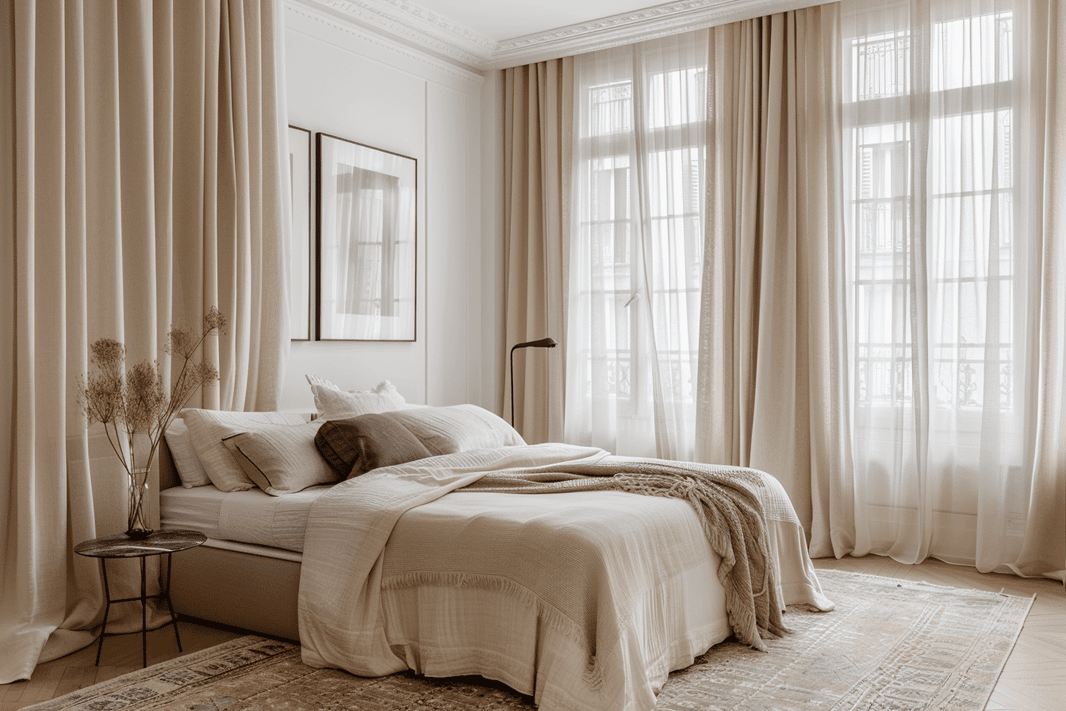 Innovative and Different Ways of Hanging Sheer Curtains - TheHues