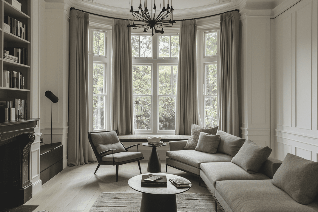 Living Room Curtain Ideas that Add the Perfect Finishing Touch - TheHues