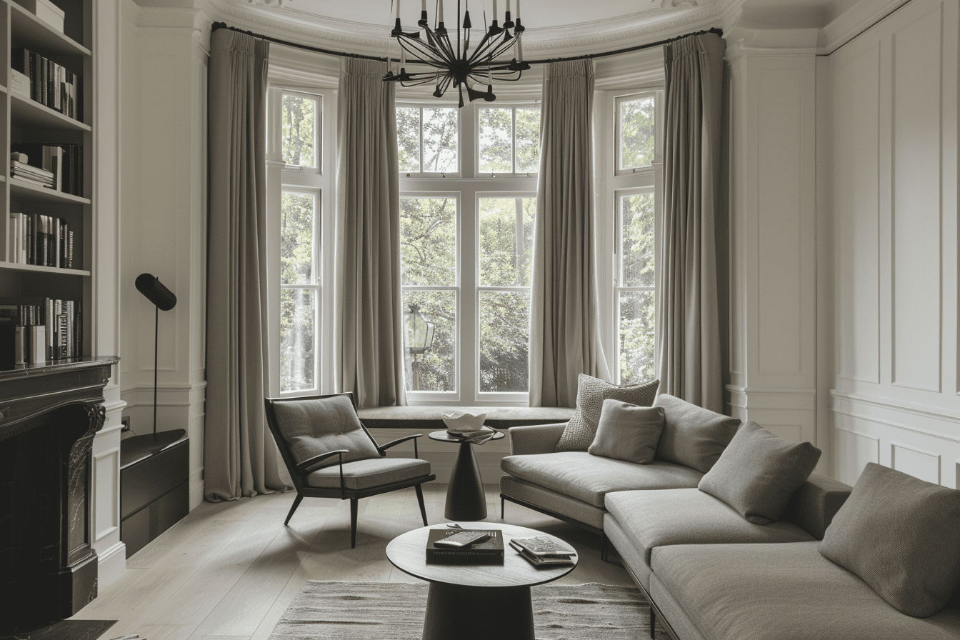 Living Room Curtain Ideas that Add the Perfect Finishing Touch - TheHues