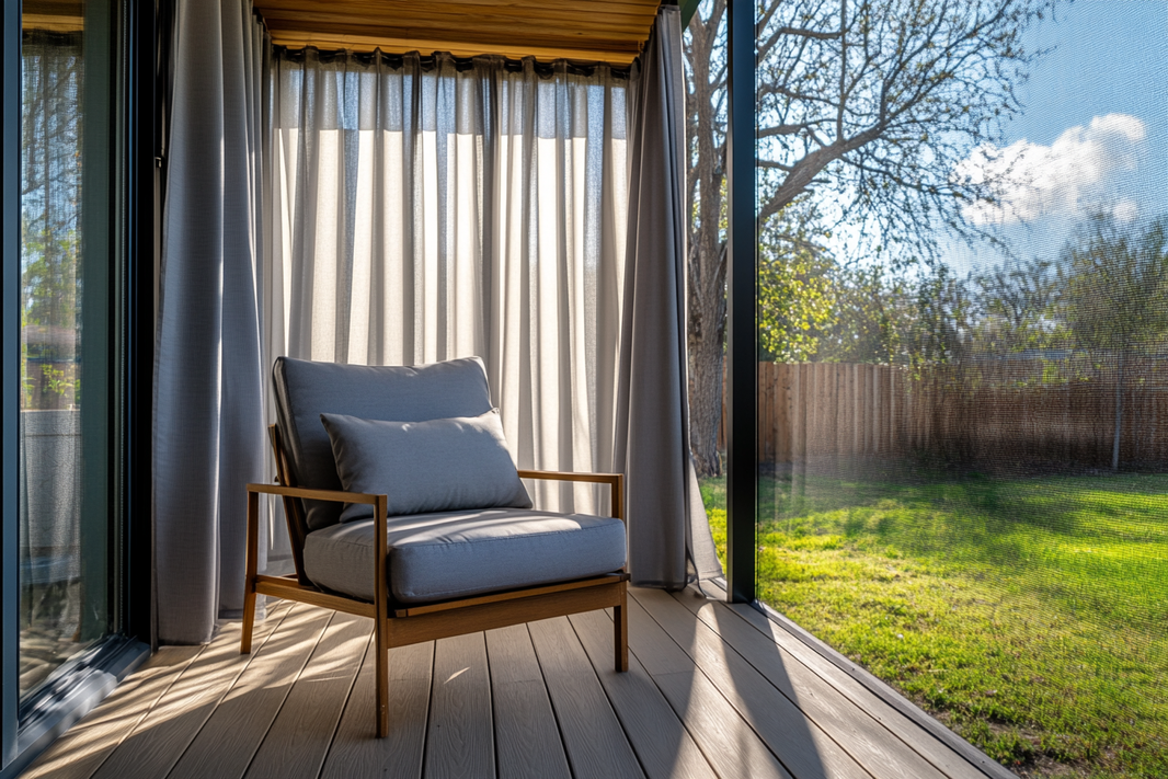 Outdoor Curtains Ideas for Screened Porch - TheHues