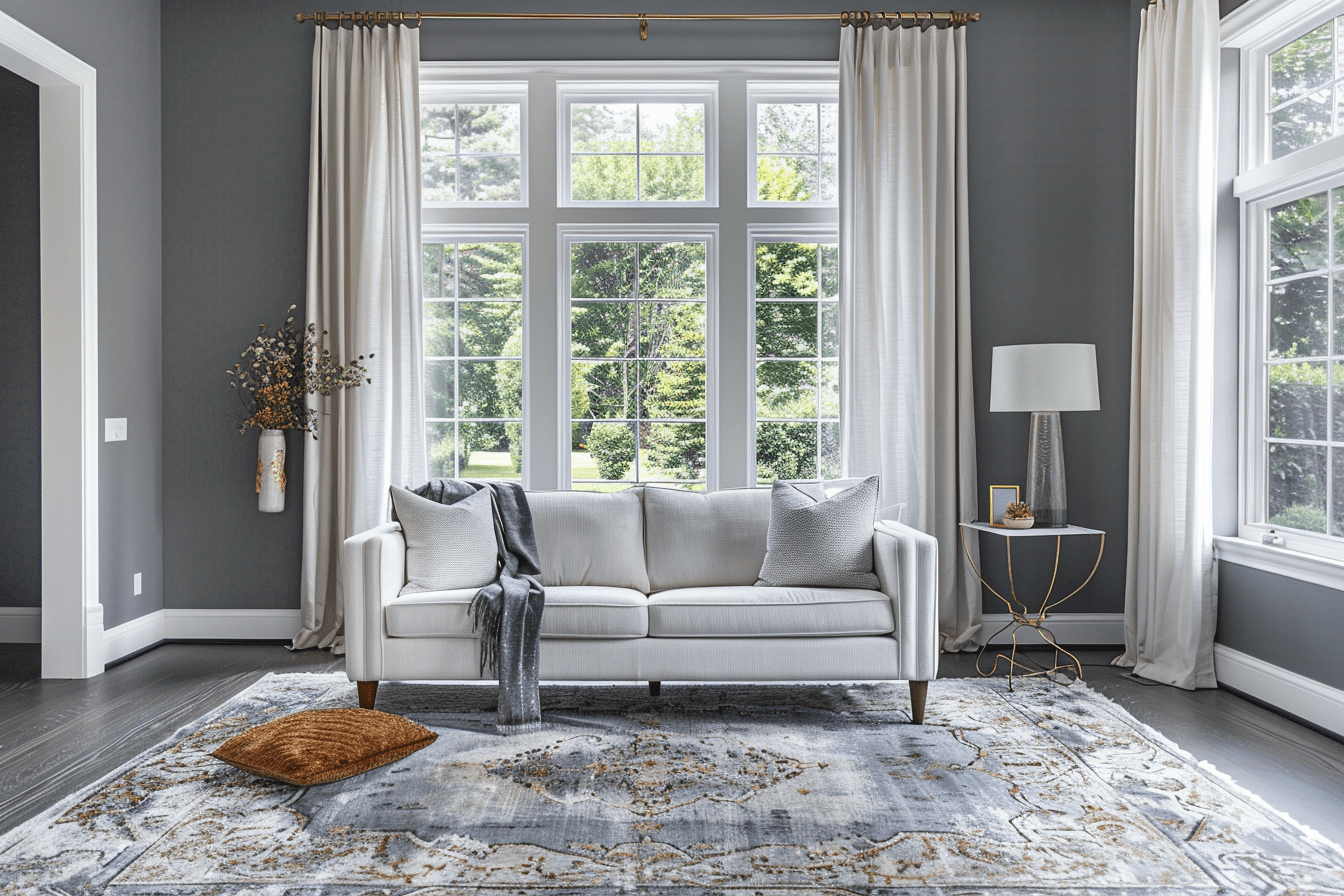 What Color Curtains Go With Gray Walls