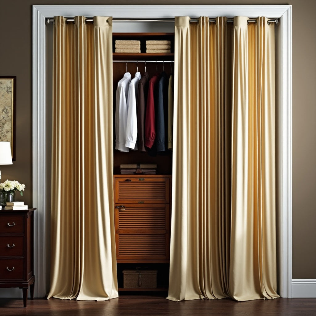 Can I Use Drapes Instead of Closet Doors