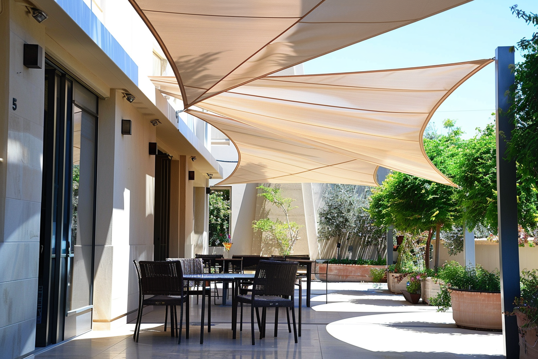 can you leave shade sails up all summer
