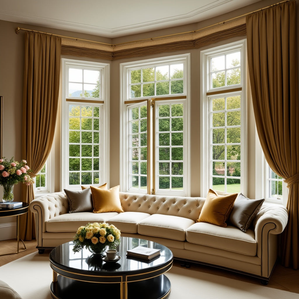 Casement Window Treatment Ideas - TheHues