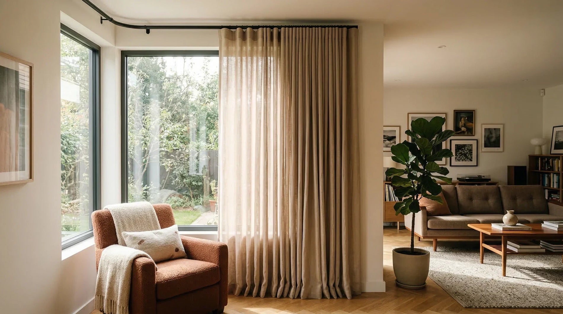 No Room for Stack Back? Best Curtain Solutions When Your Window Is Too Close to a Wall or Door