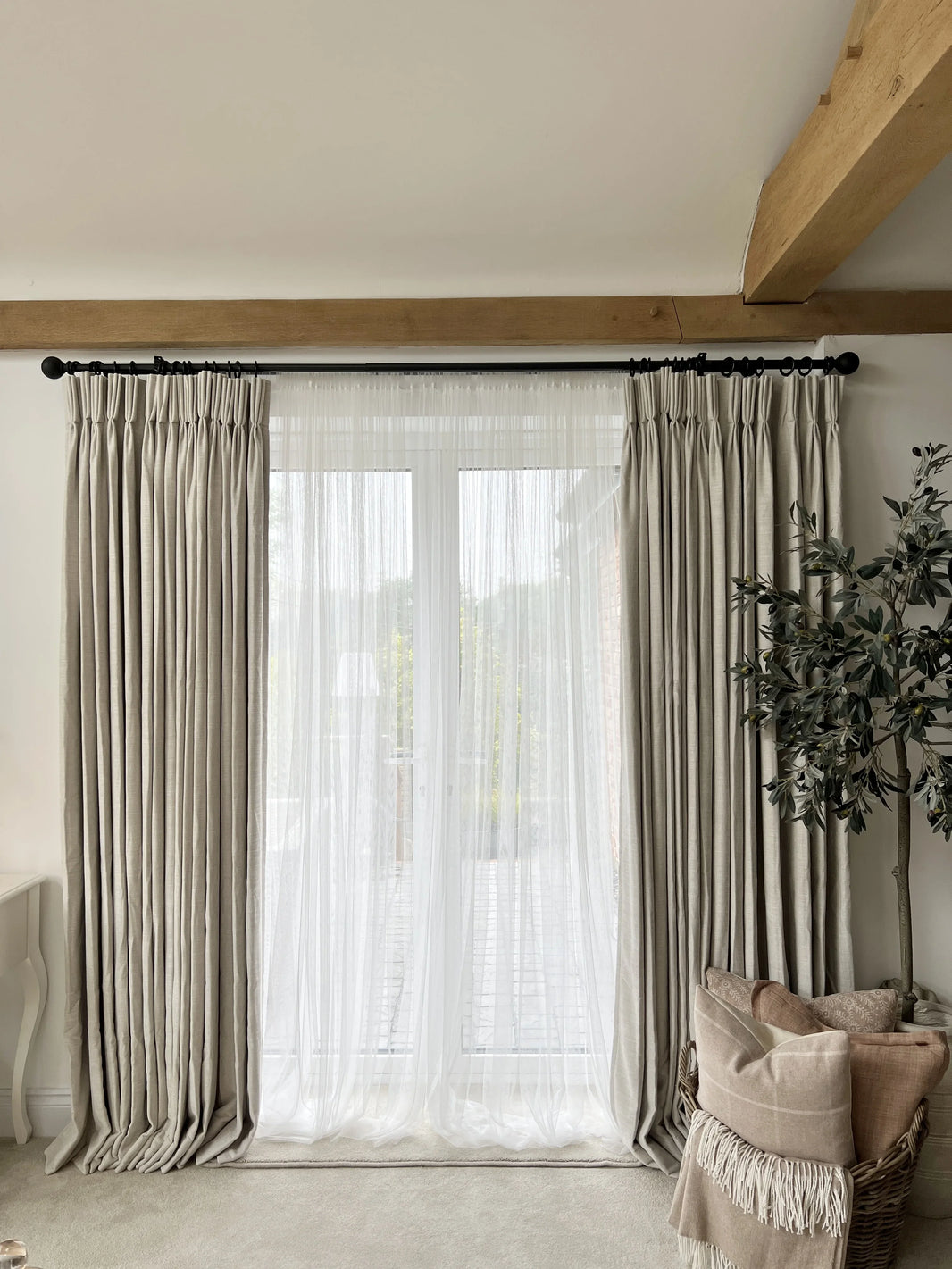 Layering
101: How to Style Sheers + Blackout Curtains for a Luxury Look