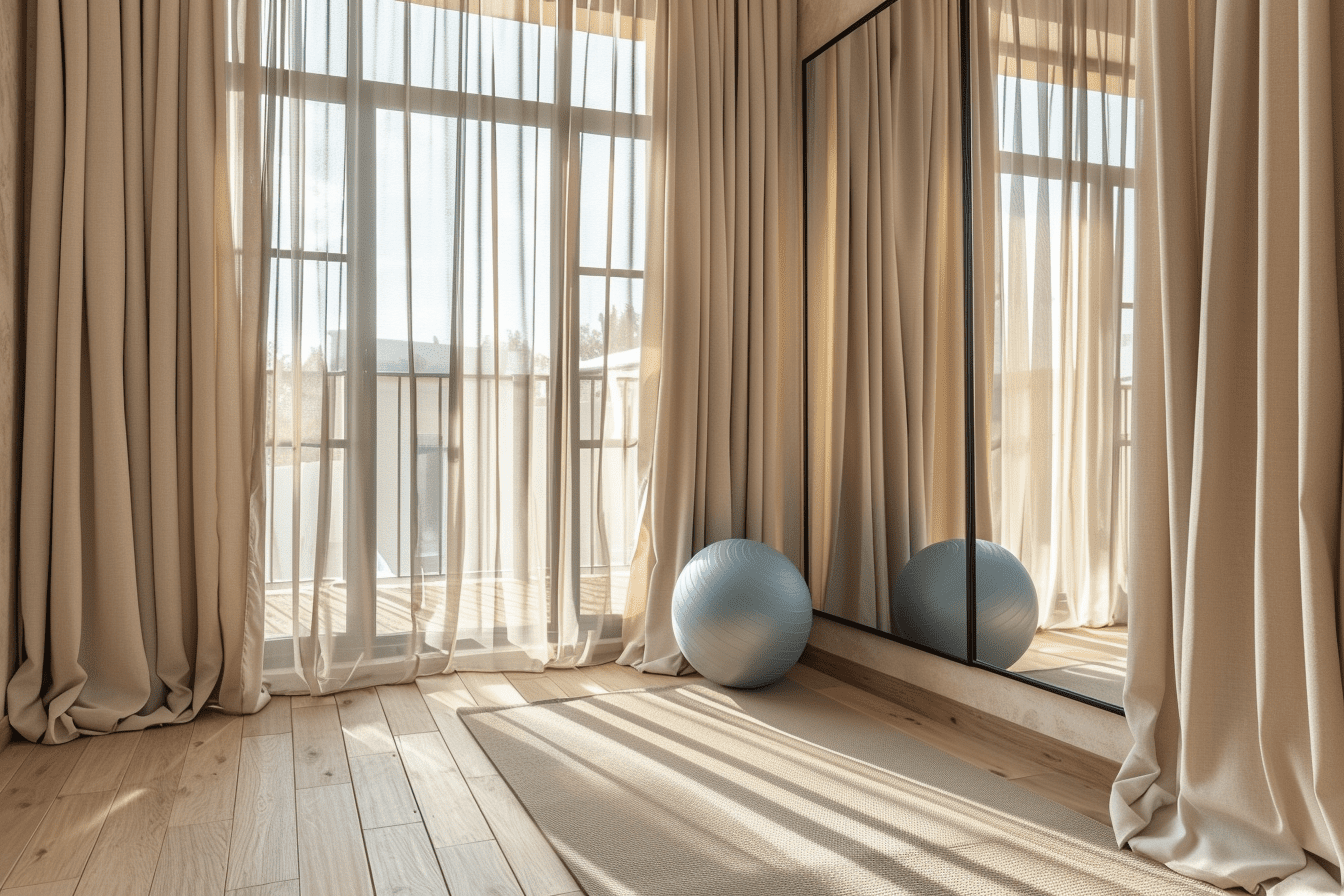 How Soundproof Curtains Can Enhance the Serenity of Your Yoga Studio - TheHues