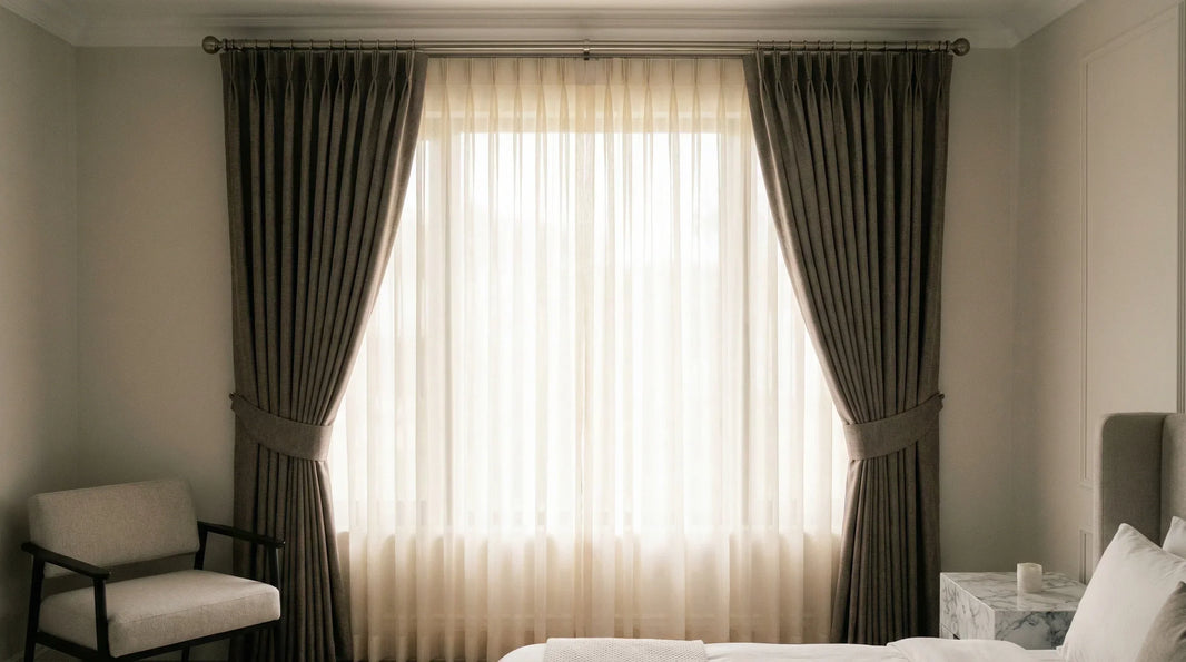 Layering
101: How to Style Sheers + Blackout Curtains for a Luxury Look