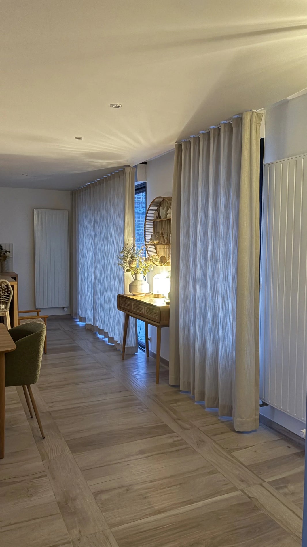 Draft busters: Why you should hang thermal curtains on your front door & hallways