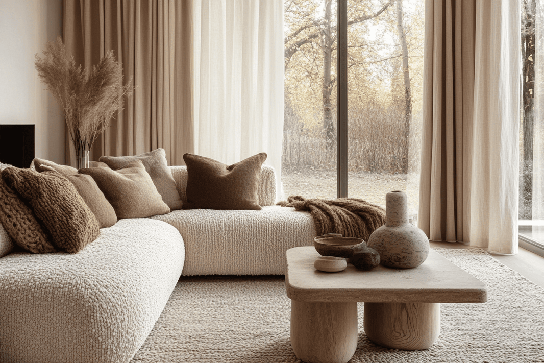 Refresh Your Space with Fall Pilllows and Curtains - TheHues