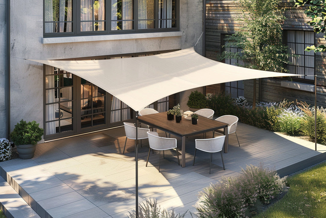 triangle or rectangle shape shade sail