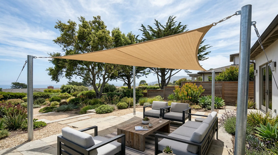 Shade sails in windy areas: how to choose a setup that holds up
