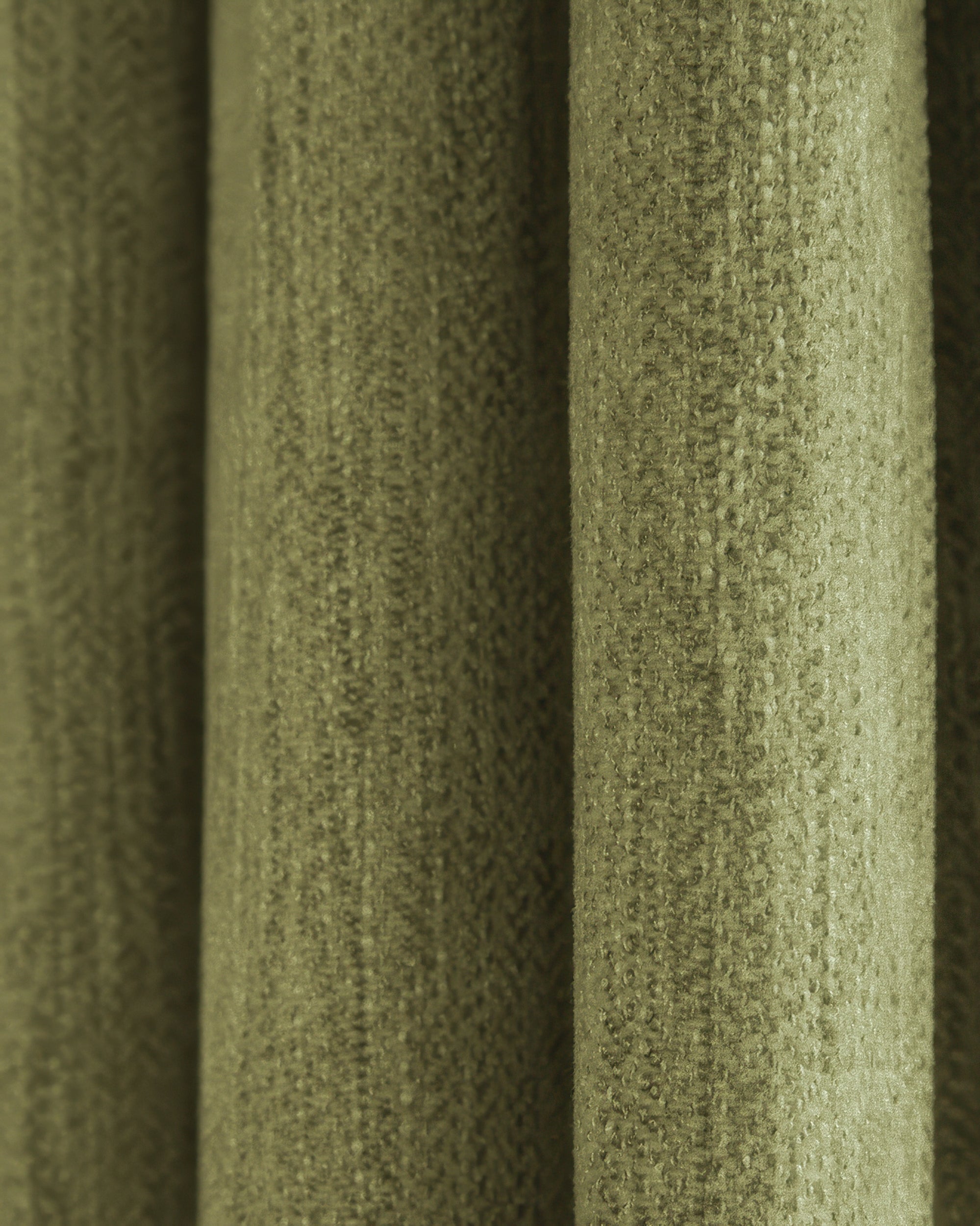 Ivy Linen Look Heavyweight Herringbone Textured Custom Curtain - TheHues