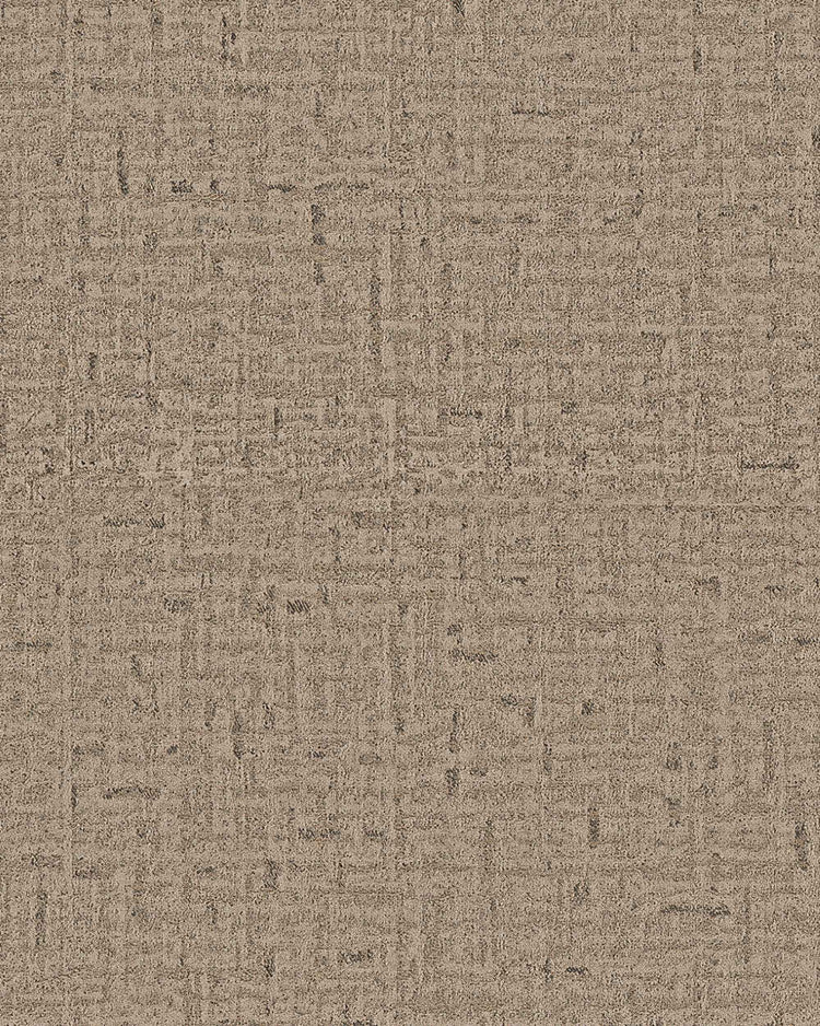 Close-up of Glint custom linen blend curtain fabric, showcasing its shimmering, rich textured taupe surface ideal for elegant drapery.