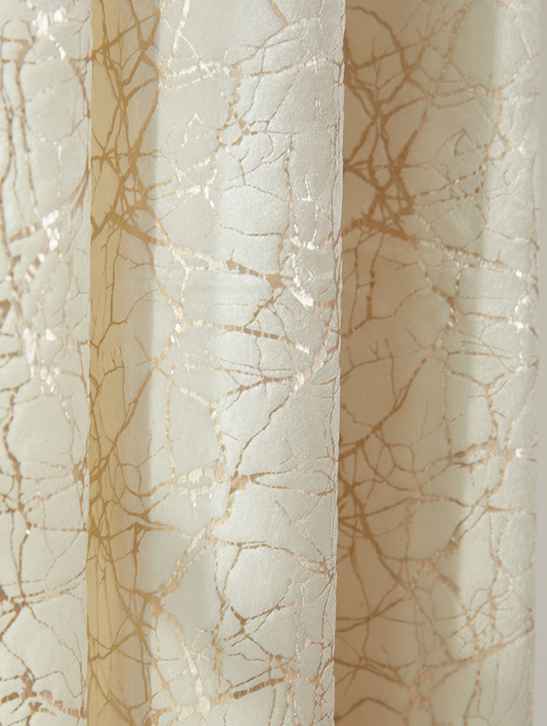 Luxor Foil Printed Velvet Patterned Custom Curtain | Designed in Italy - TheHues