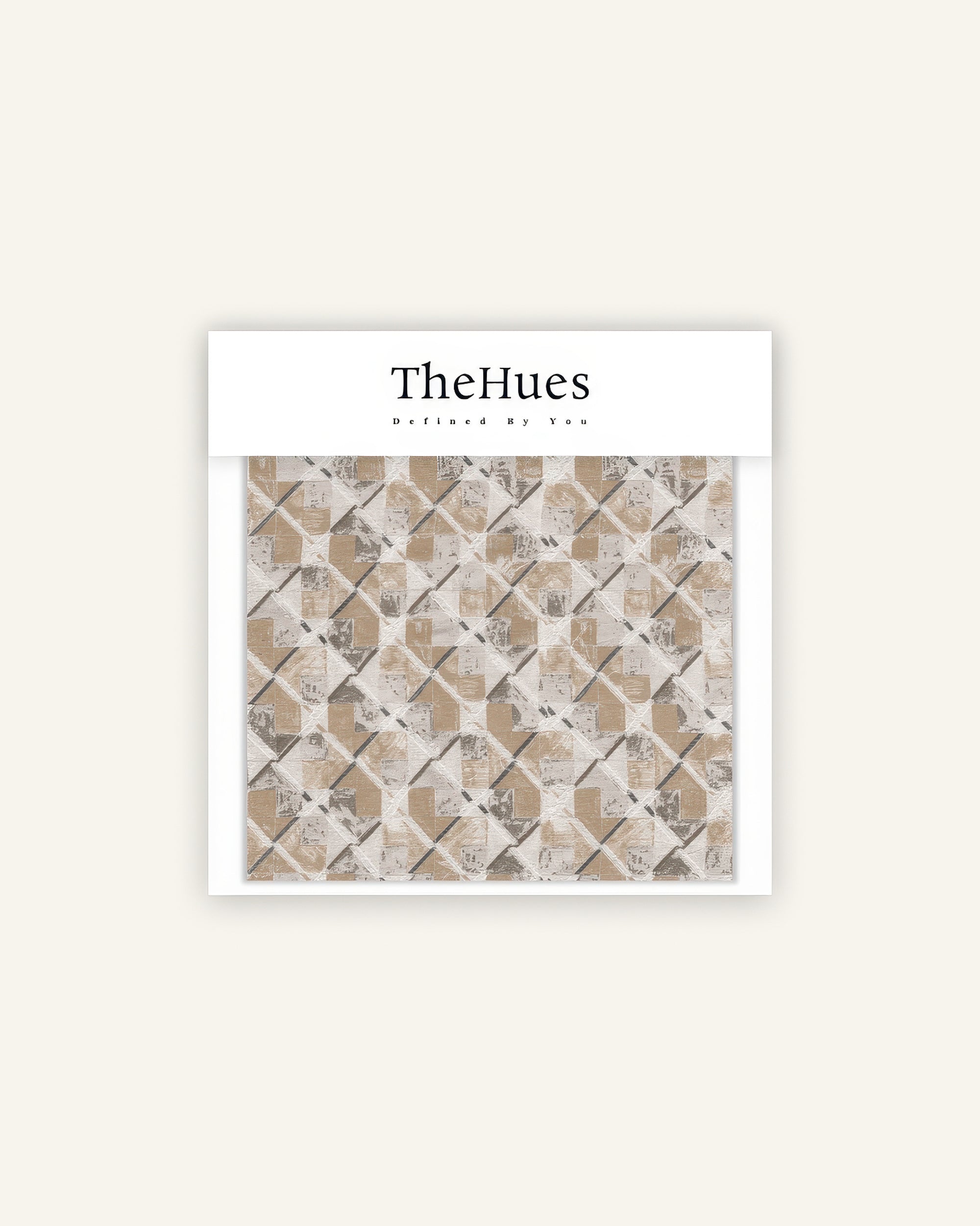 Deconstructed Linen & Wool Blend Heavyweight Geometric Fringed Patterned Fabric Swatches