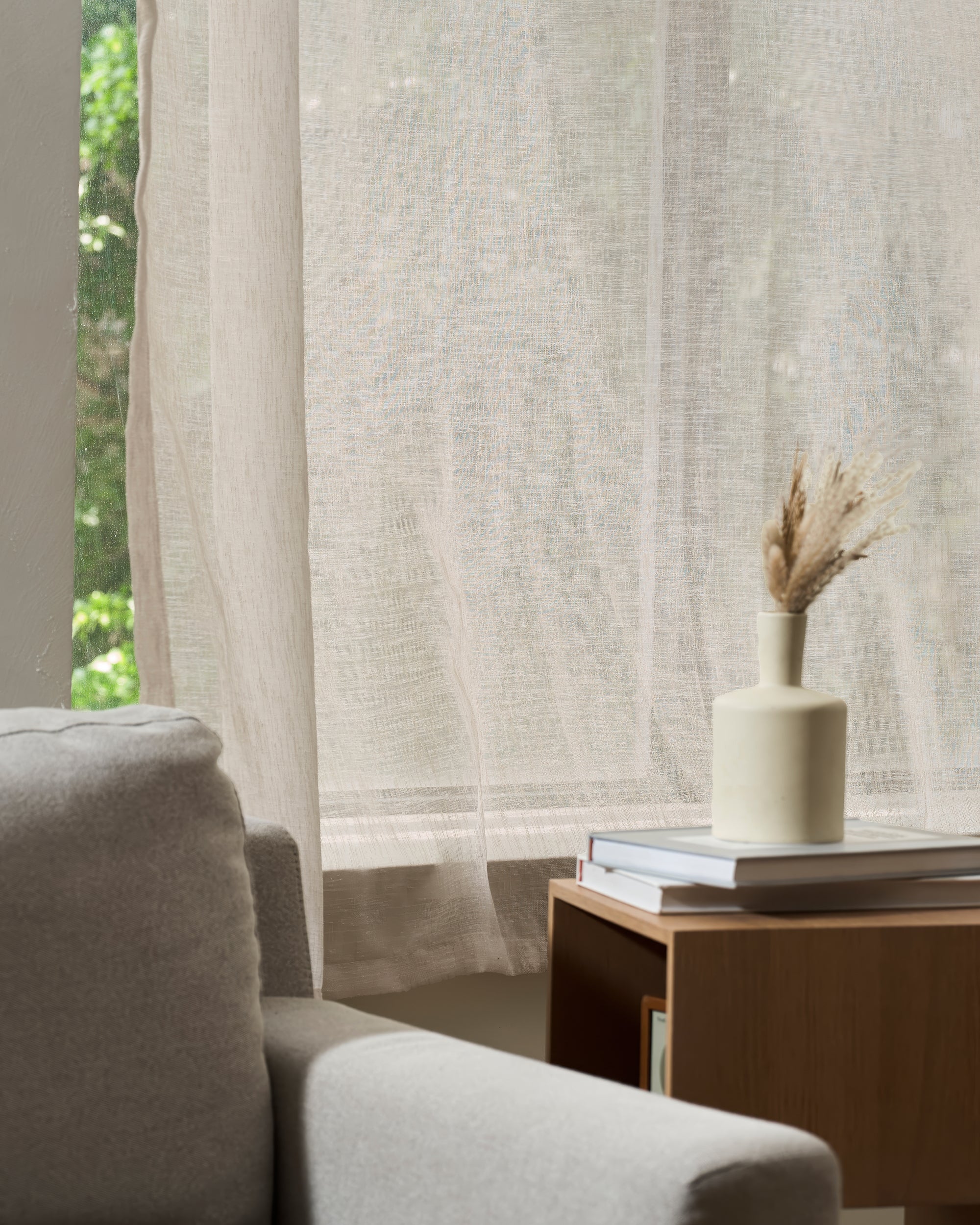 Sunveil Linen Sheer Custom Curtain