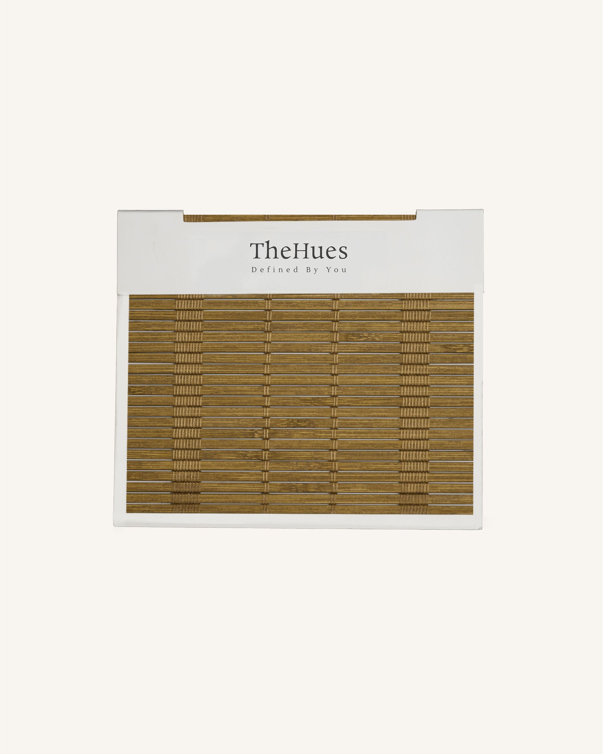 Hana Bamboo Woven Shade Fabric Swatches - Tan