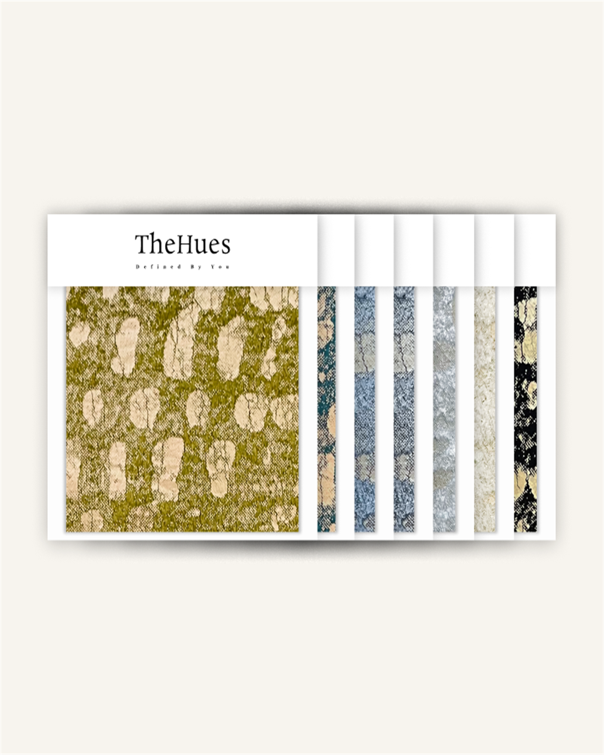 Pebbles Foil Printed Velvet Patterned Fabric Swatches