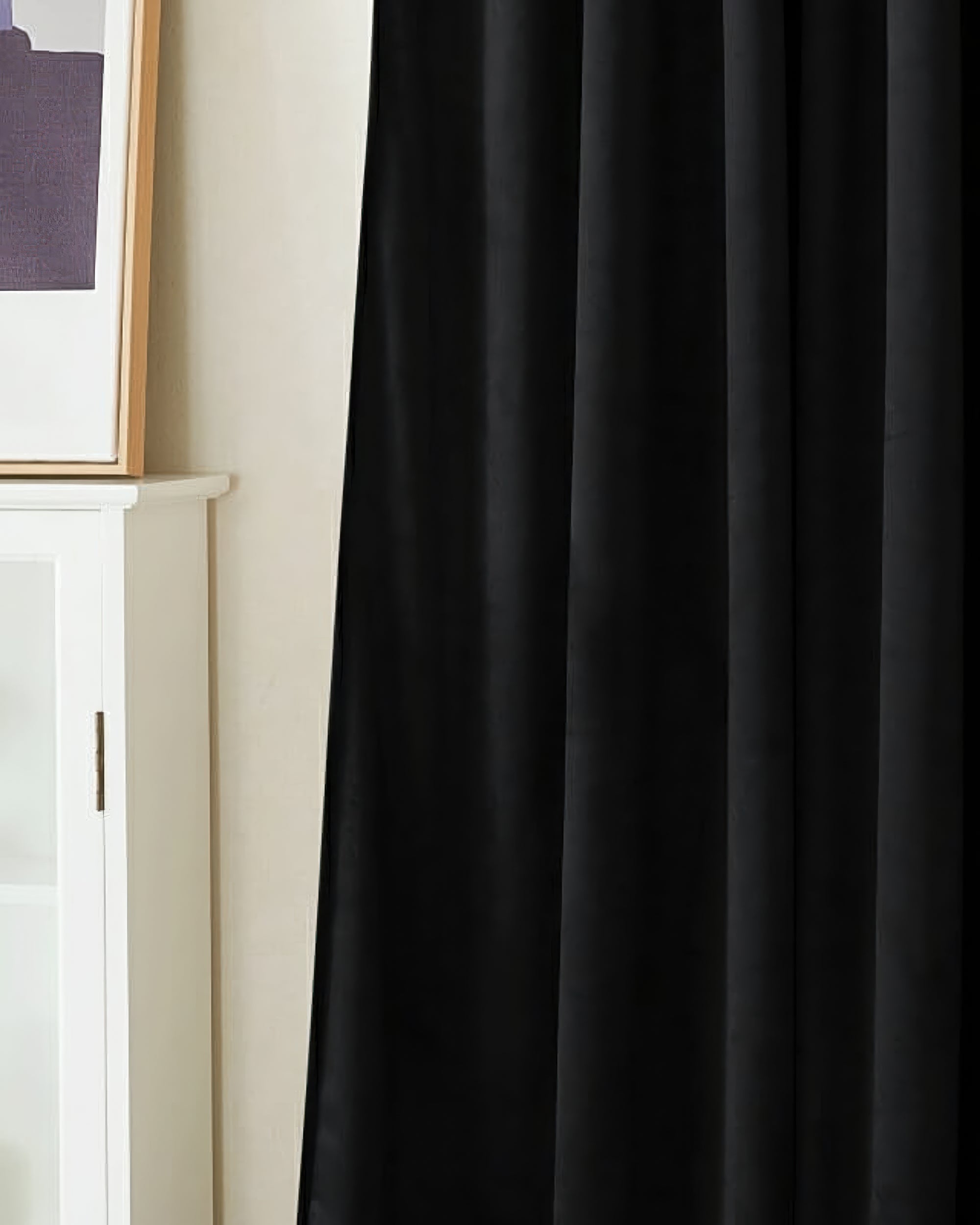 Classic 4 Layers Velvet Heavyweight Soundproof Thermal 100% Blackout Custom Curtain