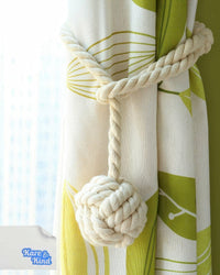 Woven Ball Curtain Tieback