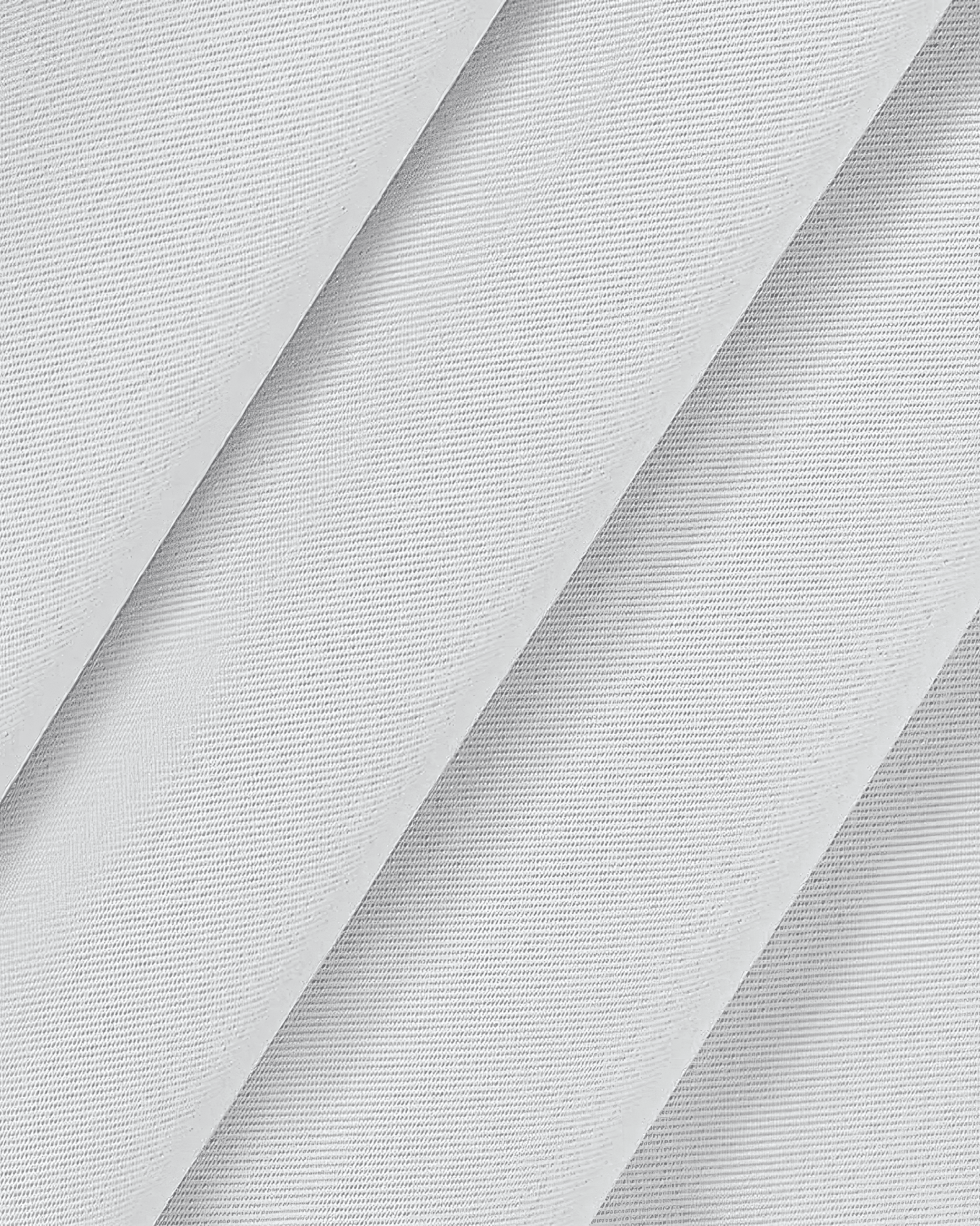 Close-up of white outdoor curtain fabric showcasing its dense, tightly woven texture and subtle pattern, ideal for blackout and water resistance.