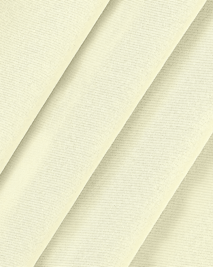 Close-up of cream Aquashield 4-layer OEKO blackout outdoor curtain fabric, showing its textured, water-resistant, anti-dust weave.
