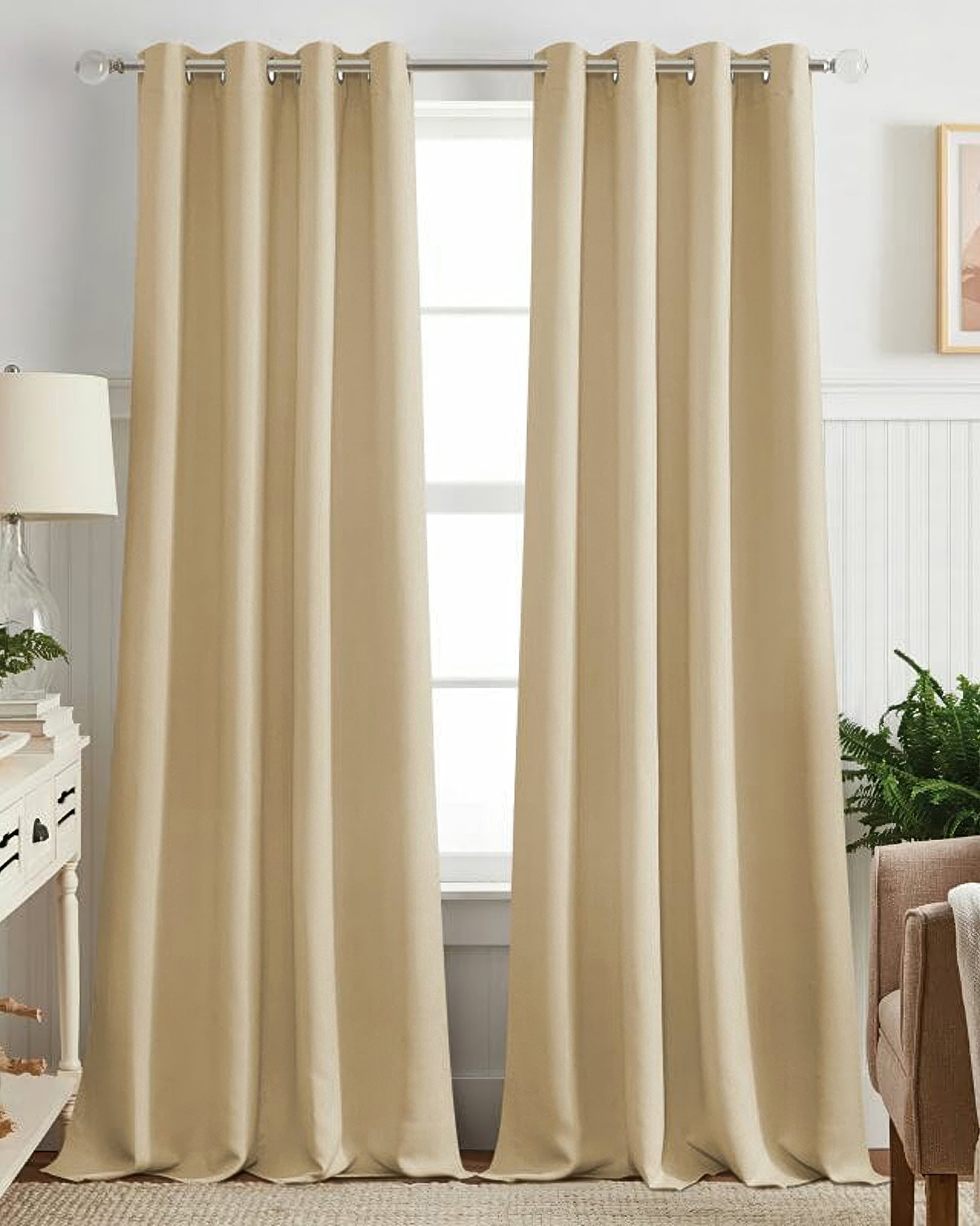 Hussein OEKO Certified Custom Curtain - TheHues