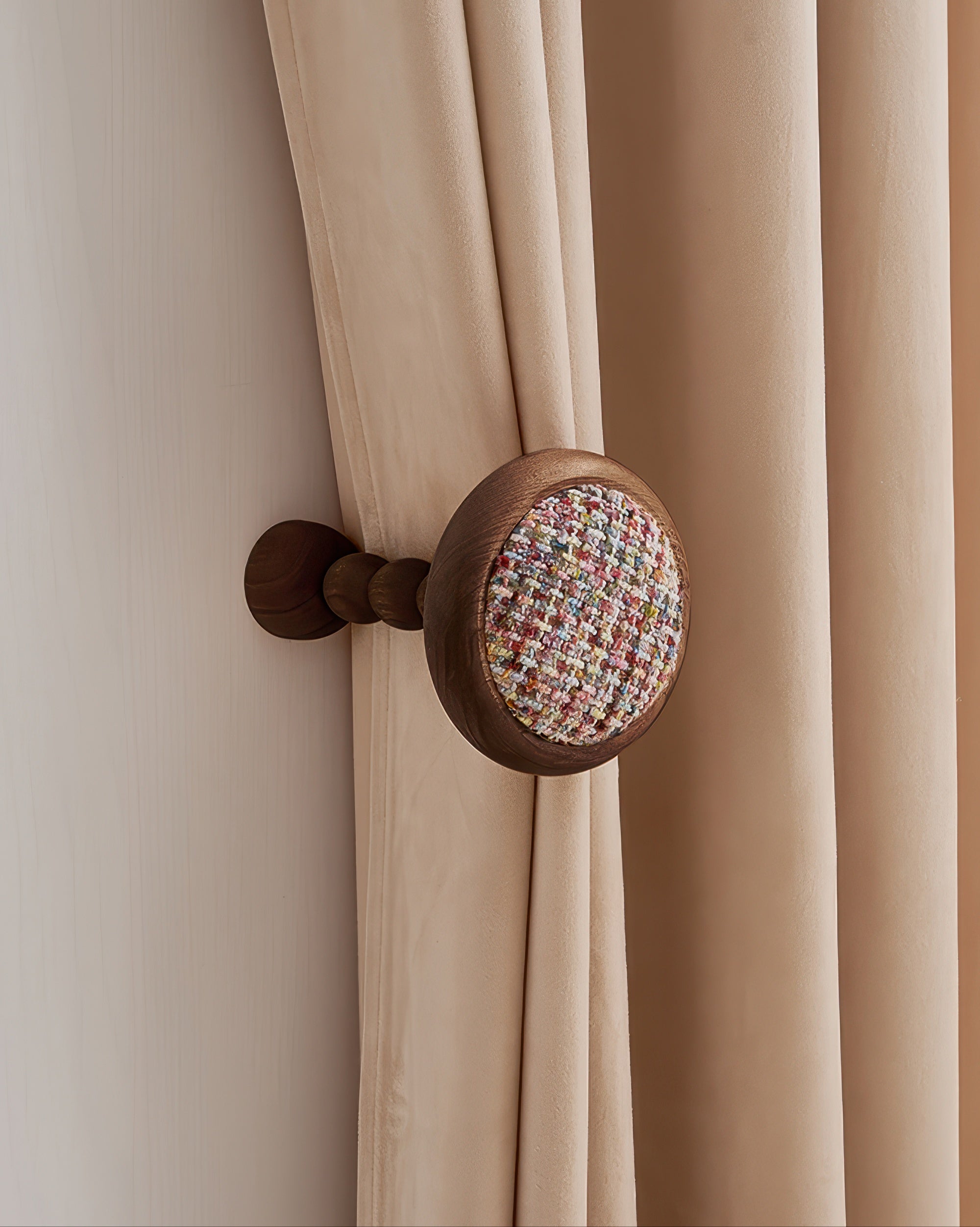 Sweater Yarn Wooden Curtain Wall Hook - TheHues