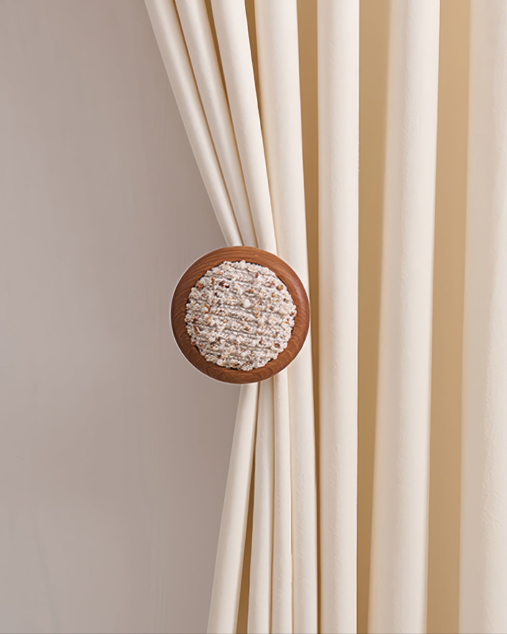 Coral Yarn Wooden Curtain Wall Hook - TheHues