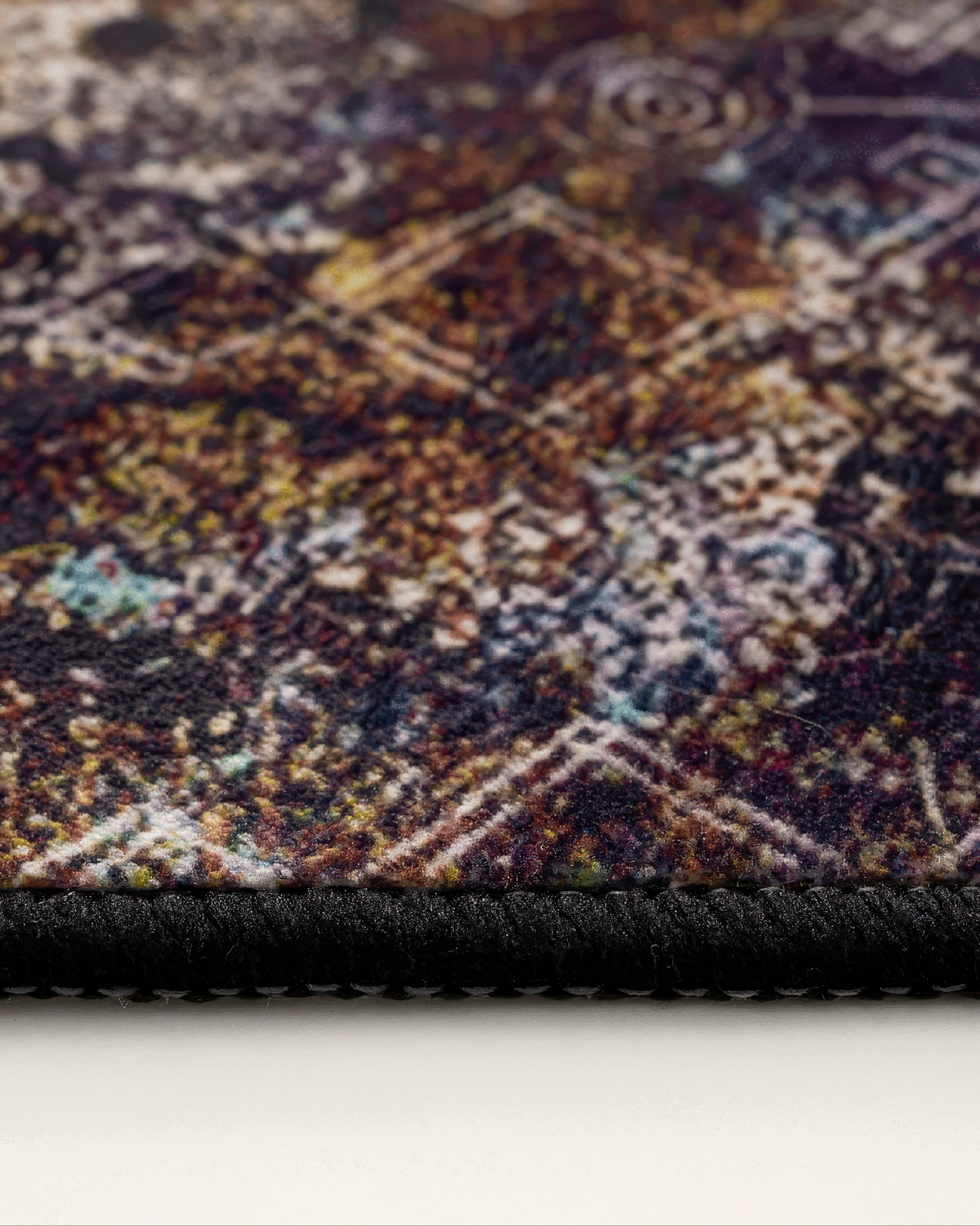 Vintage Faded Moroccan Washable Area Rug - TheHues
