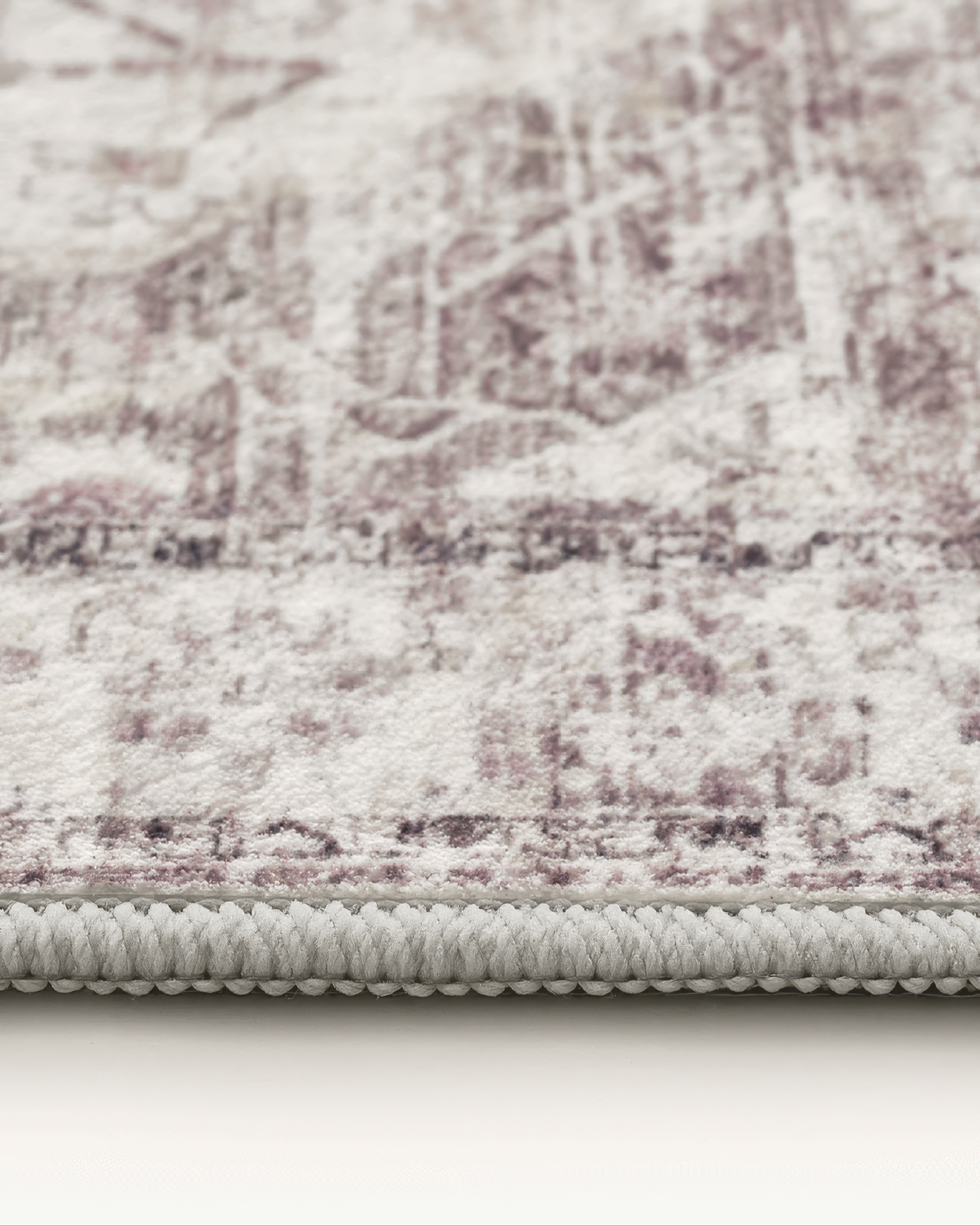Diana's Garden Deep Taupe Washable Area Rug