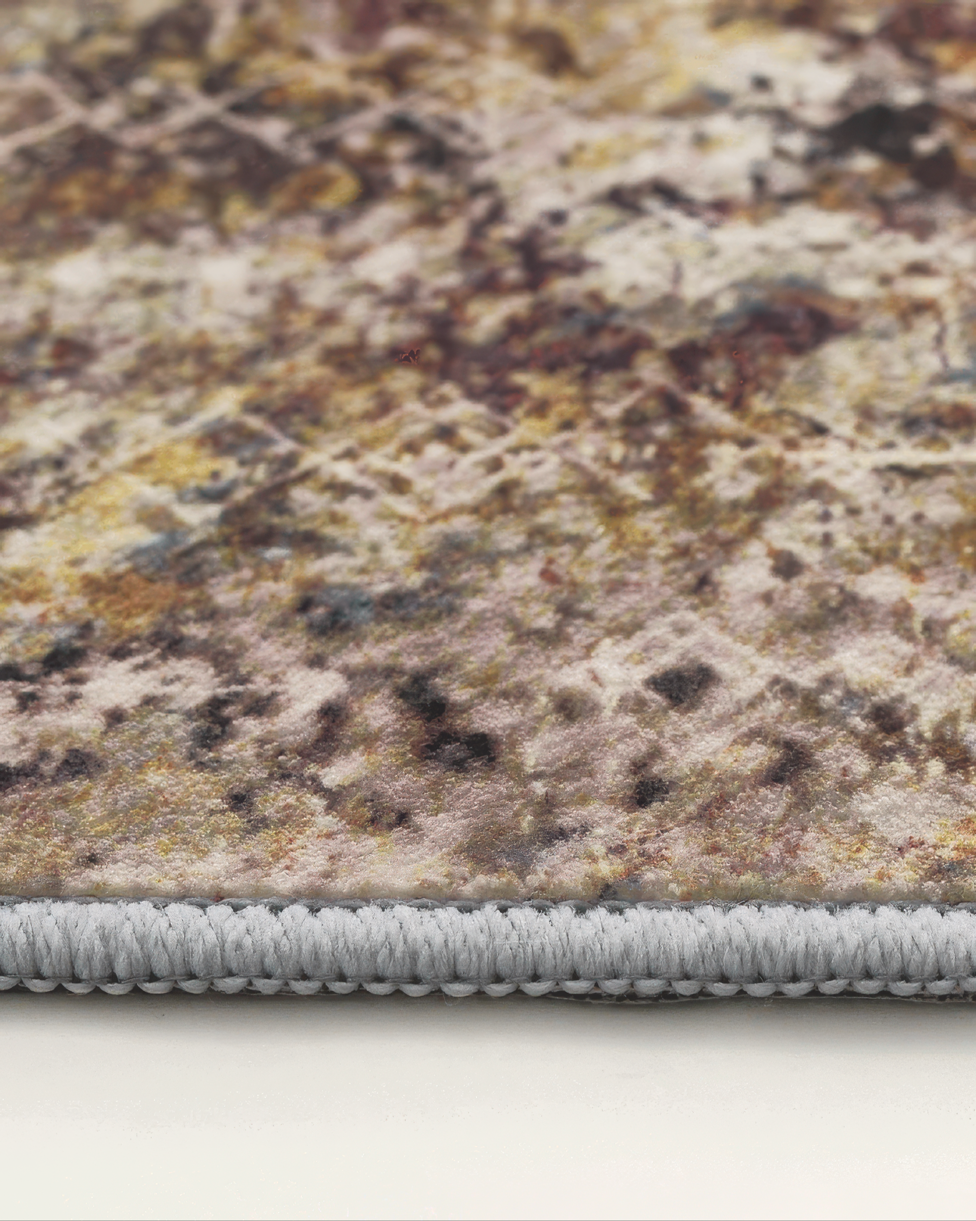Vintage Faded Moroccan Light Washable Area Rug - TheHues