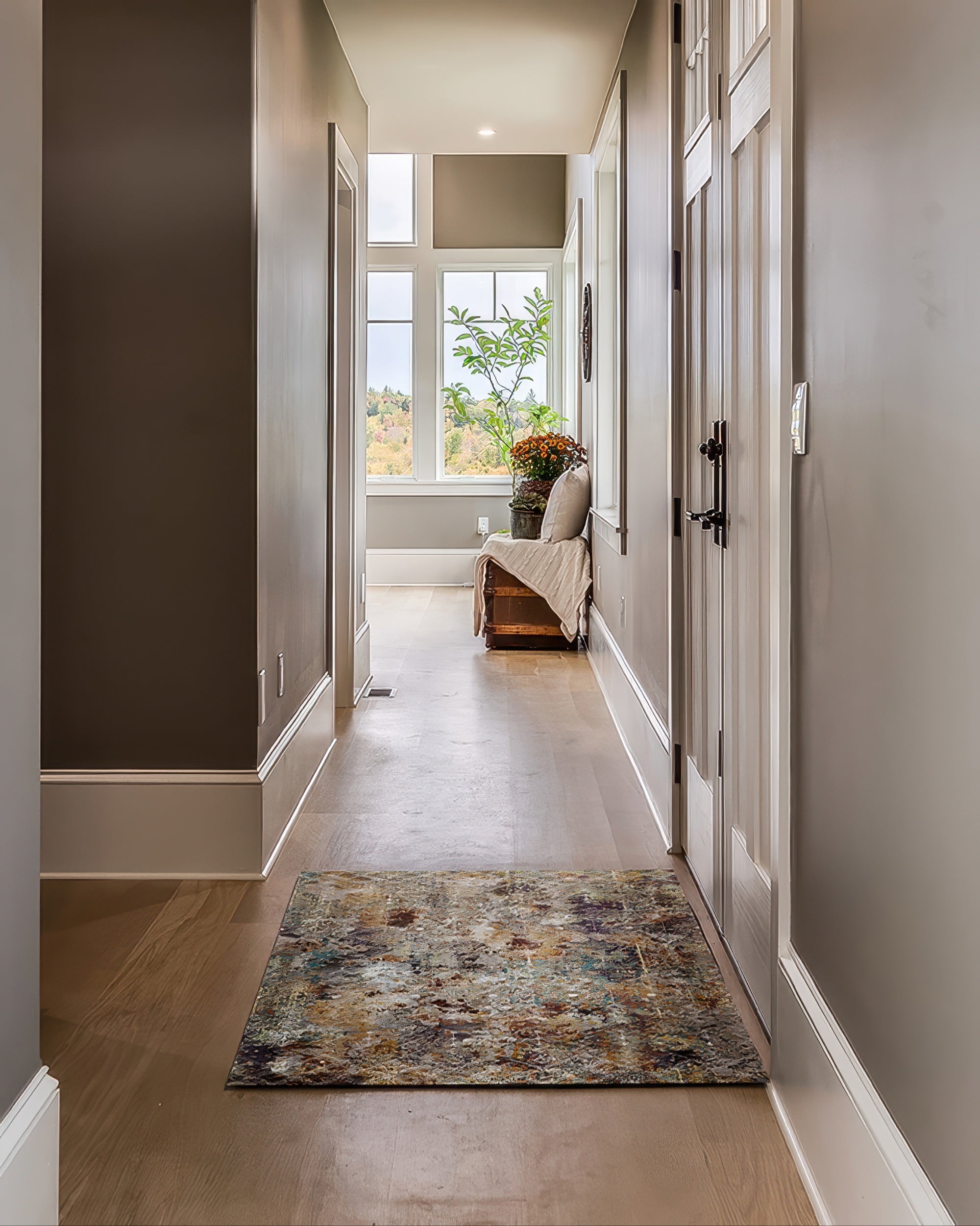 Vintage Faded Moroccan Light Washable Area Rug - TheHues