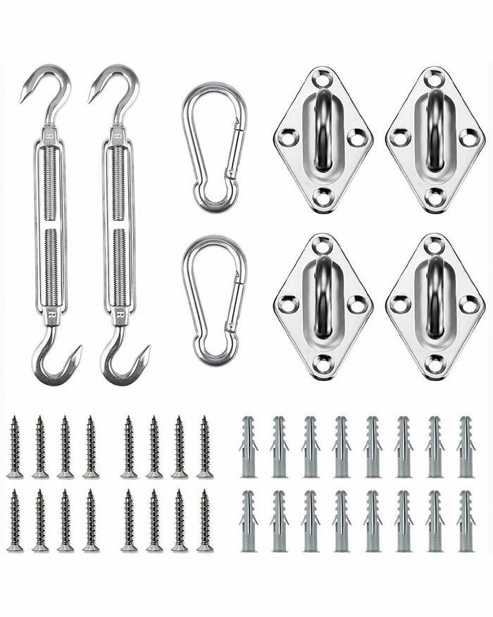 Hardware Kit Sun Shade Sail 304 Stainless Steel Hardware Kit for Outdoor