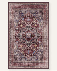 Diana's Garden Washable Area Rug