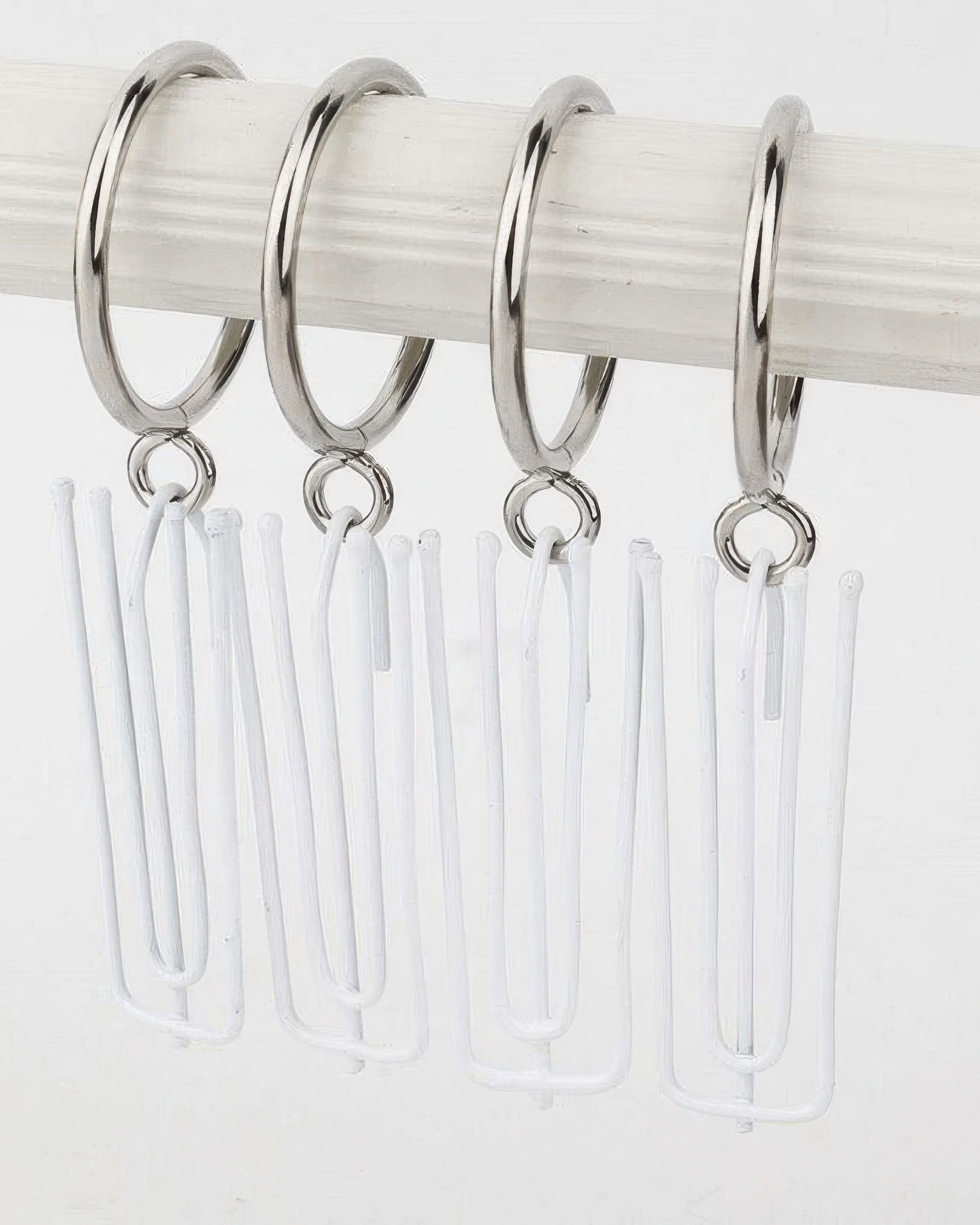 Hanging Rings Curtain Rod Eyelet Rings - TheHues
