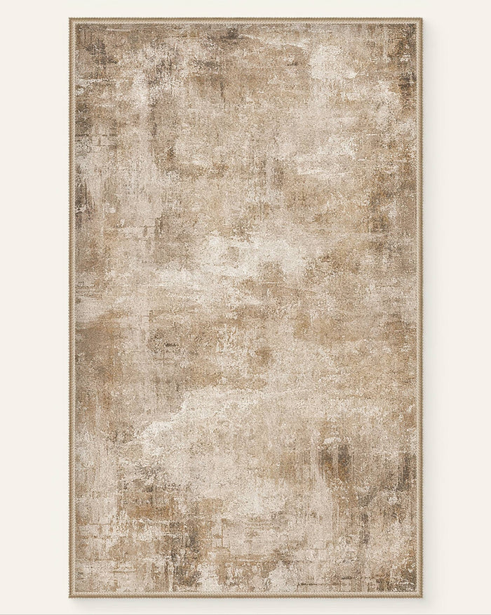Tapis lavable Mystic Clouds beige chaud