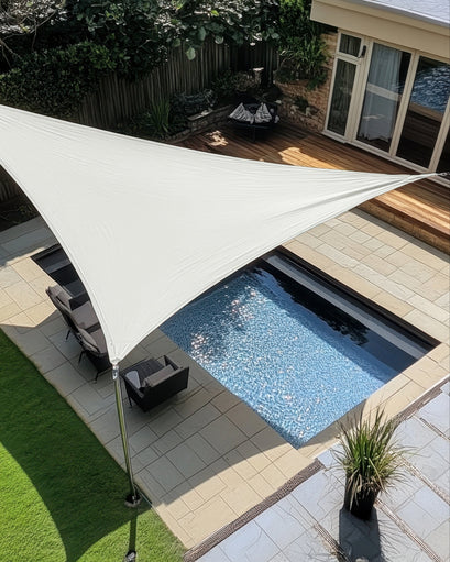 sun tarp HDPE Breathable Custom Triangle Sun Shade Sail
